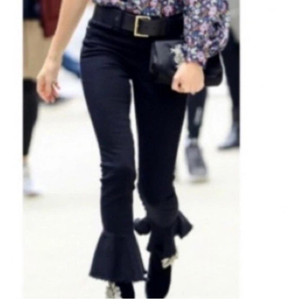 Frame denim Le Skinny De Jeanne Flare Bottom black size 27
